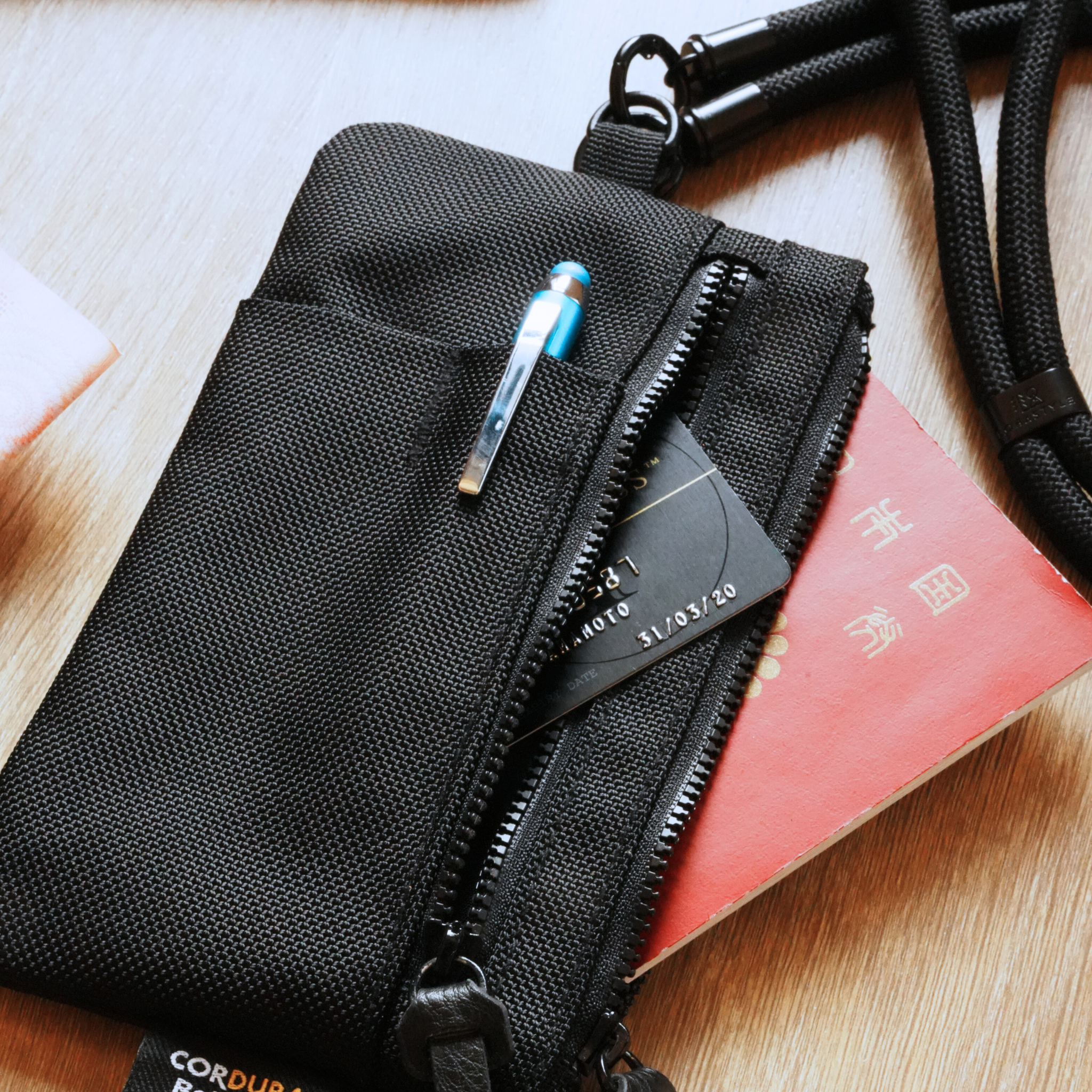 DECK CORDURA バリスティックナイロン ミニポーチ