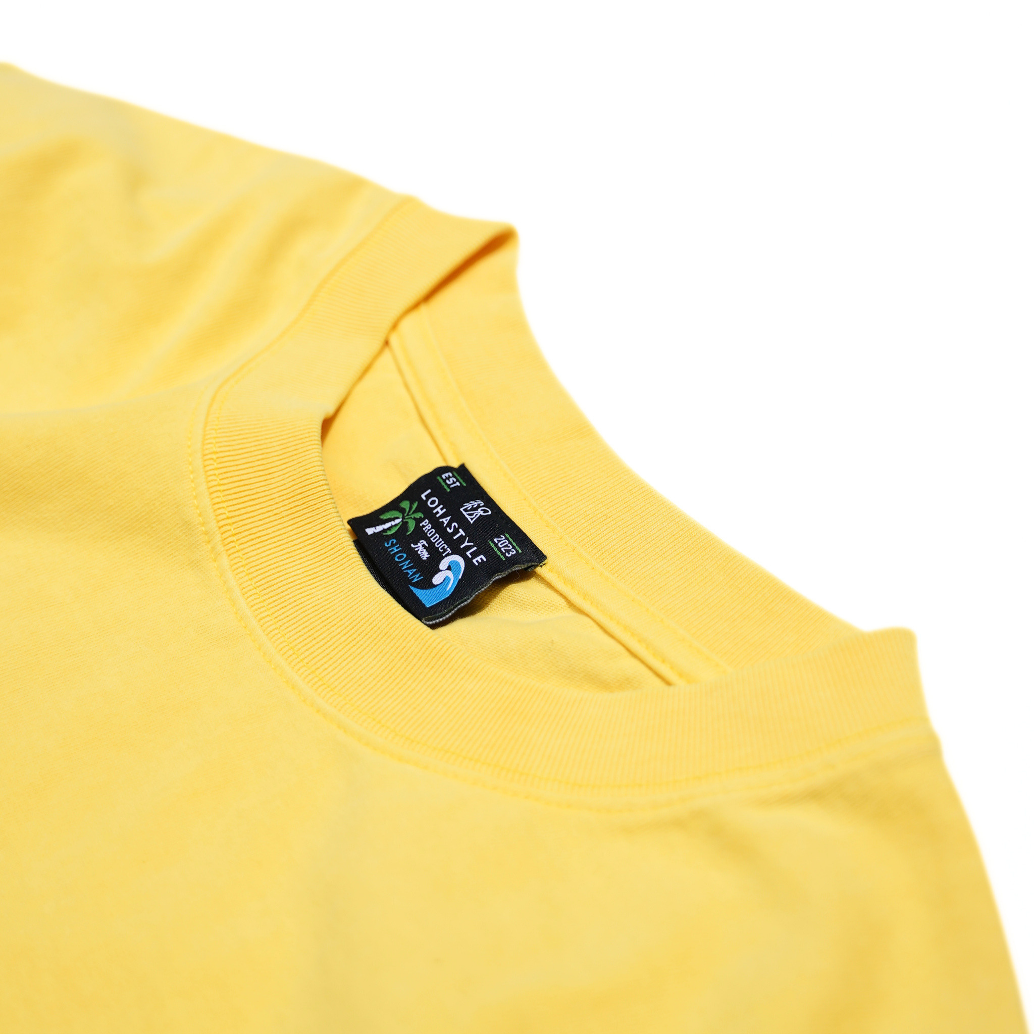 VINTAGE PAC-T ビッグシルエット 胸ポケ 半袖 (イエロー）