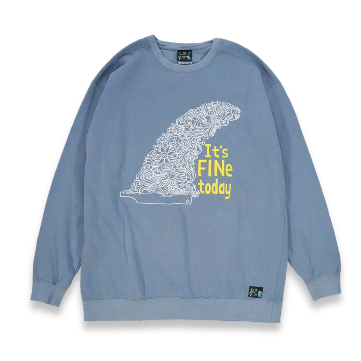 VINTAGE-SWEAT "IT'S FINE TODAY" by tomio（ブルー）