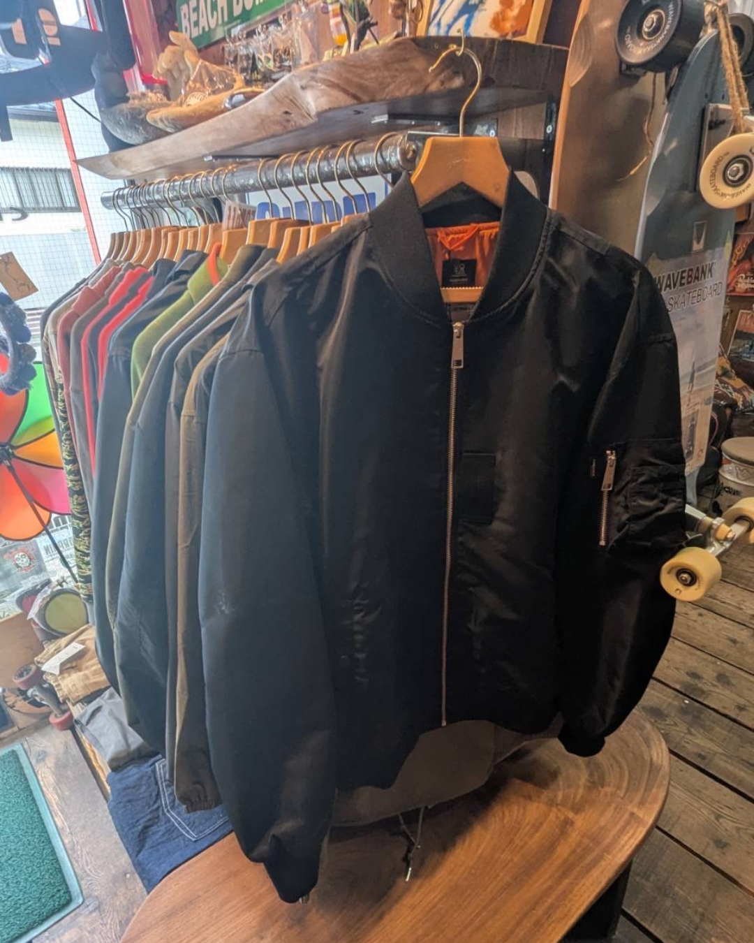 CORDURA MA-1 LIGHT ビッグシルエット （ブラック）