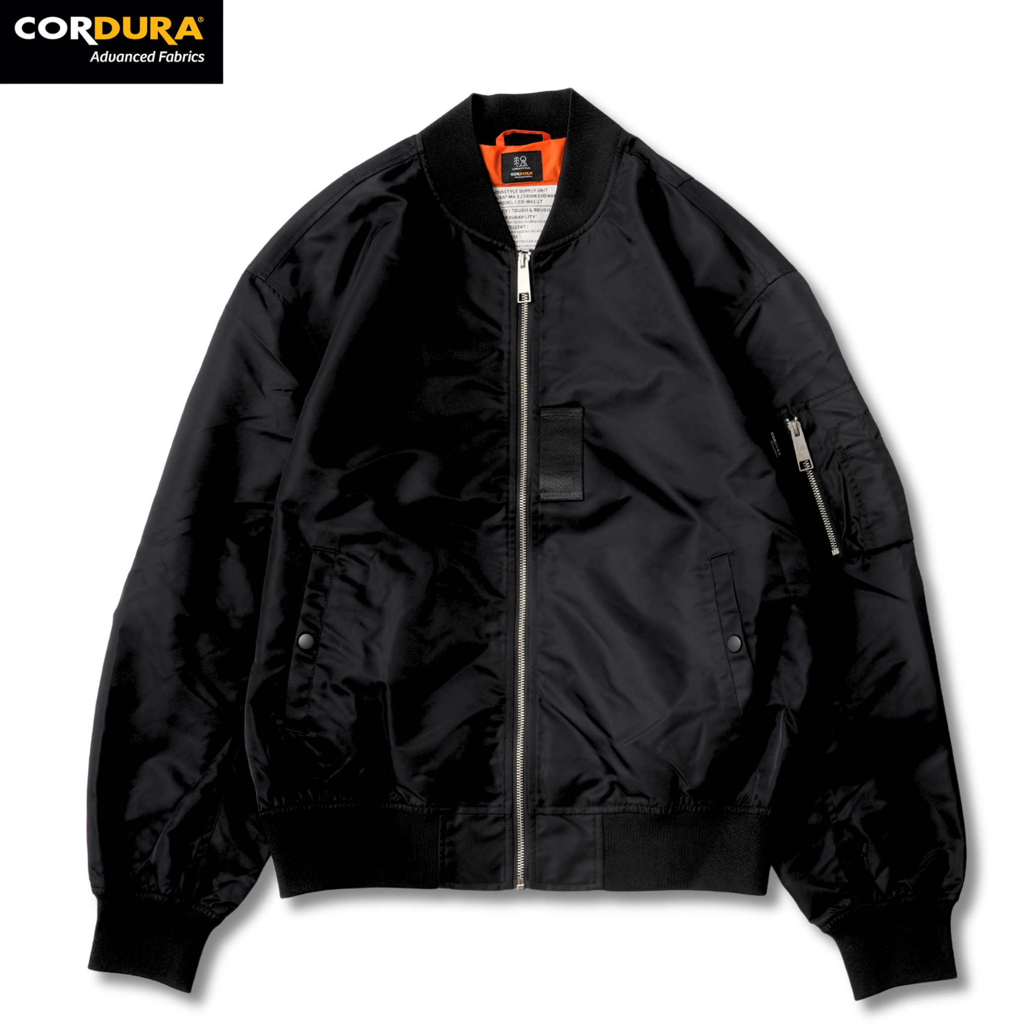 CORDURA MA-1 LIGHT ビッグシルエット （ブラック）