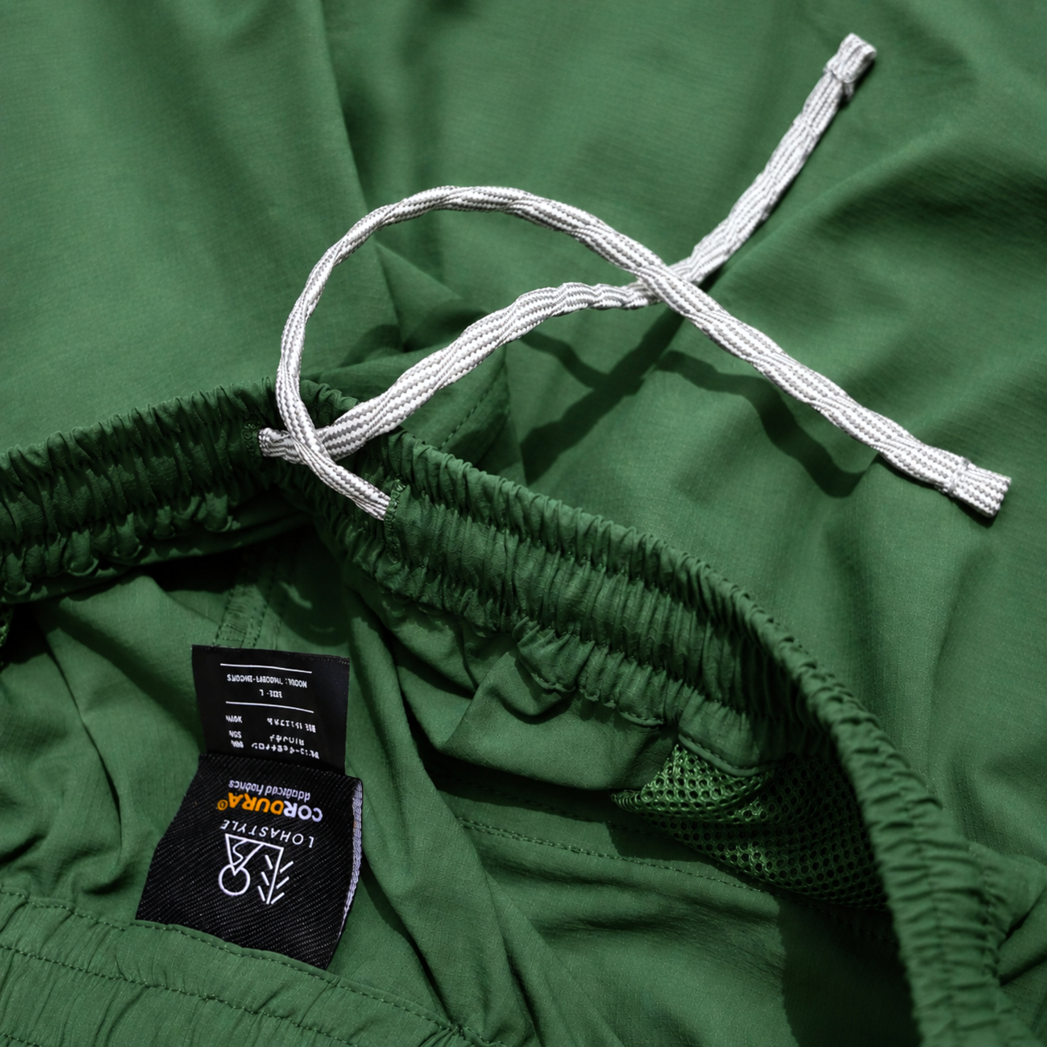 CORDURA ナイロン ”AERIAL”ショーツ（グリーン）