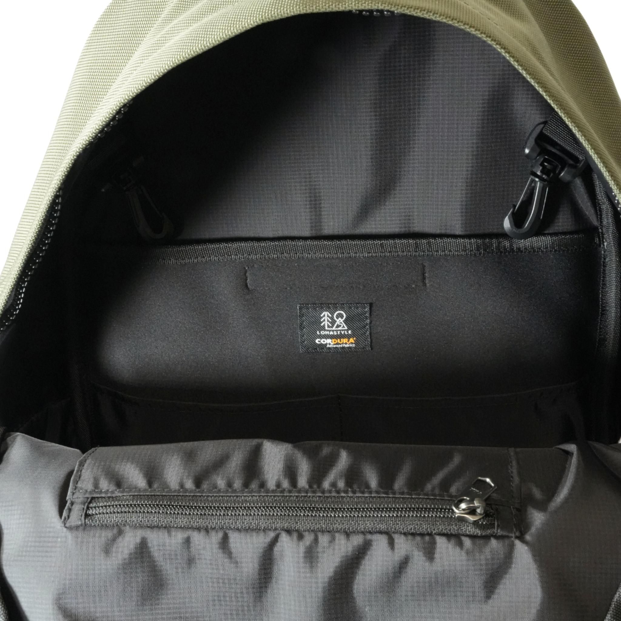 ROUNDHOUSE CORDURA バリスティックナイロン バックパック 30L (カーキ)