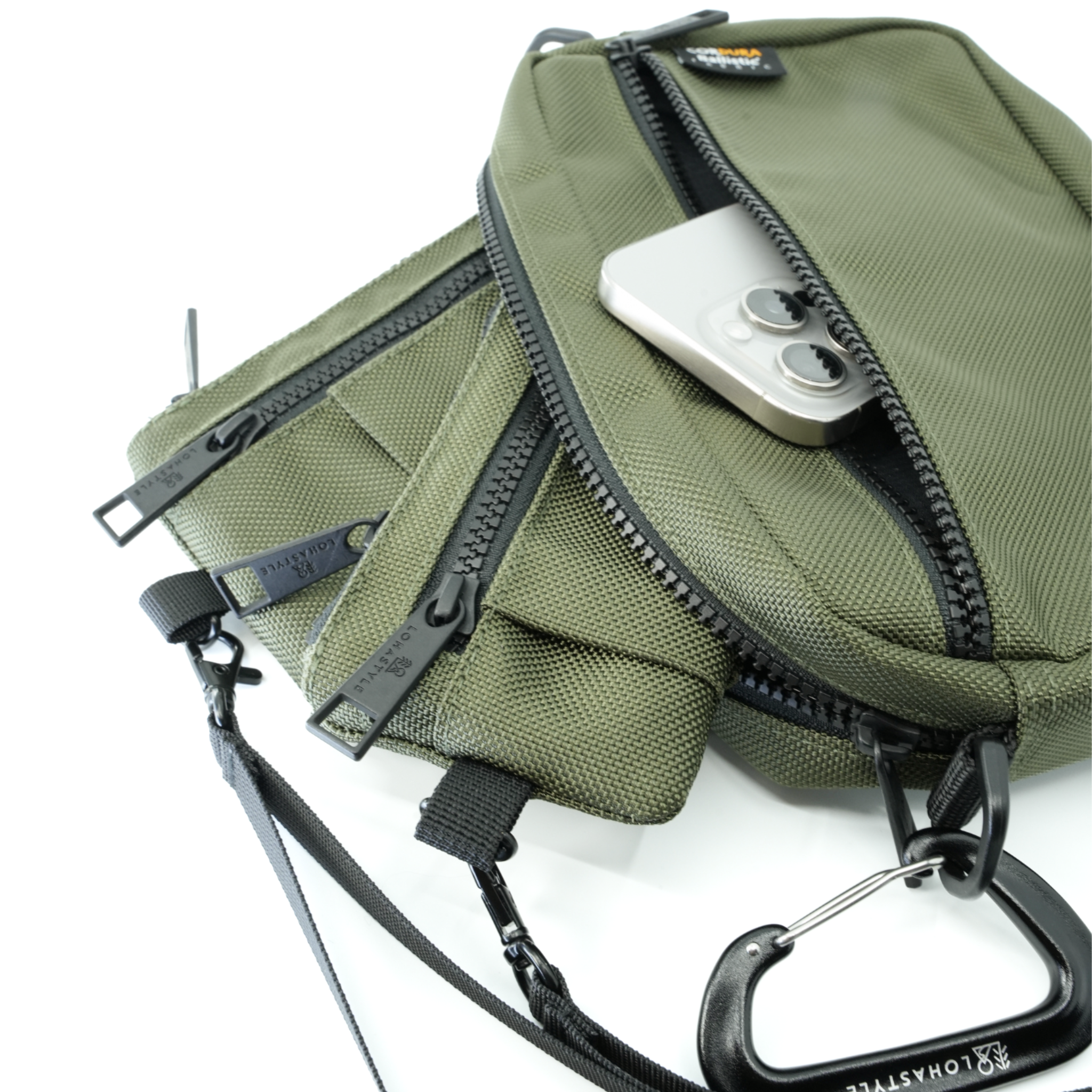FLOATER CORDURA バリスティックナイロン スリングバッグ (カーキ)