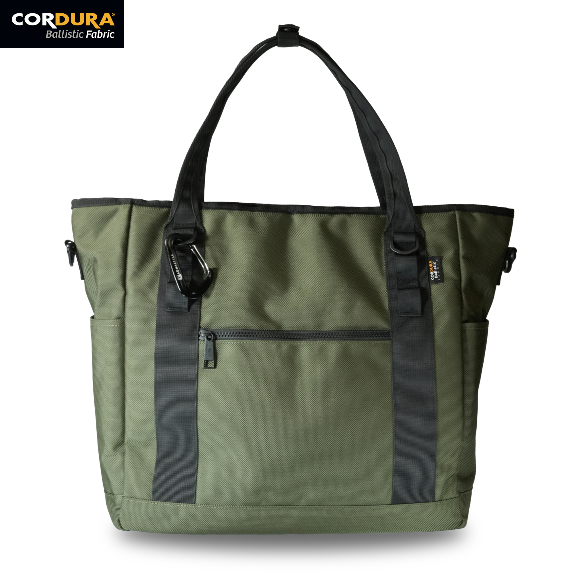 HOLLOW CORDURA バリスティックナイロン トート 30L (カーキ)