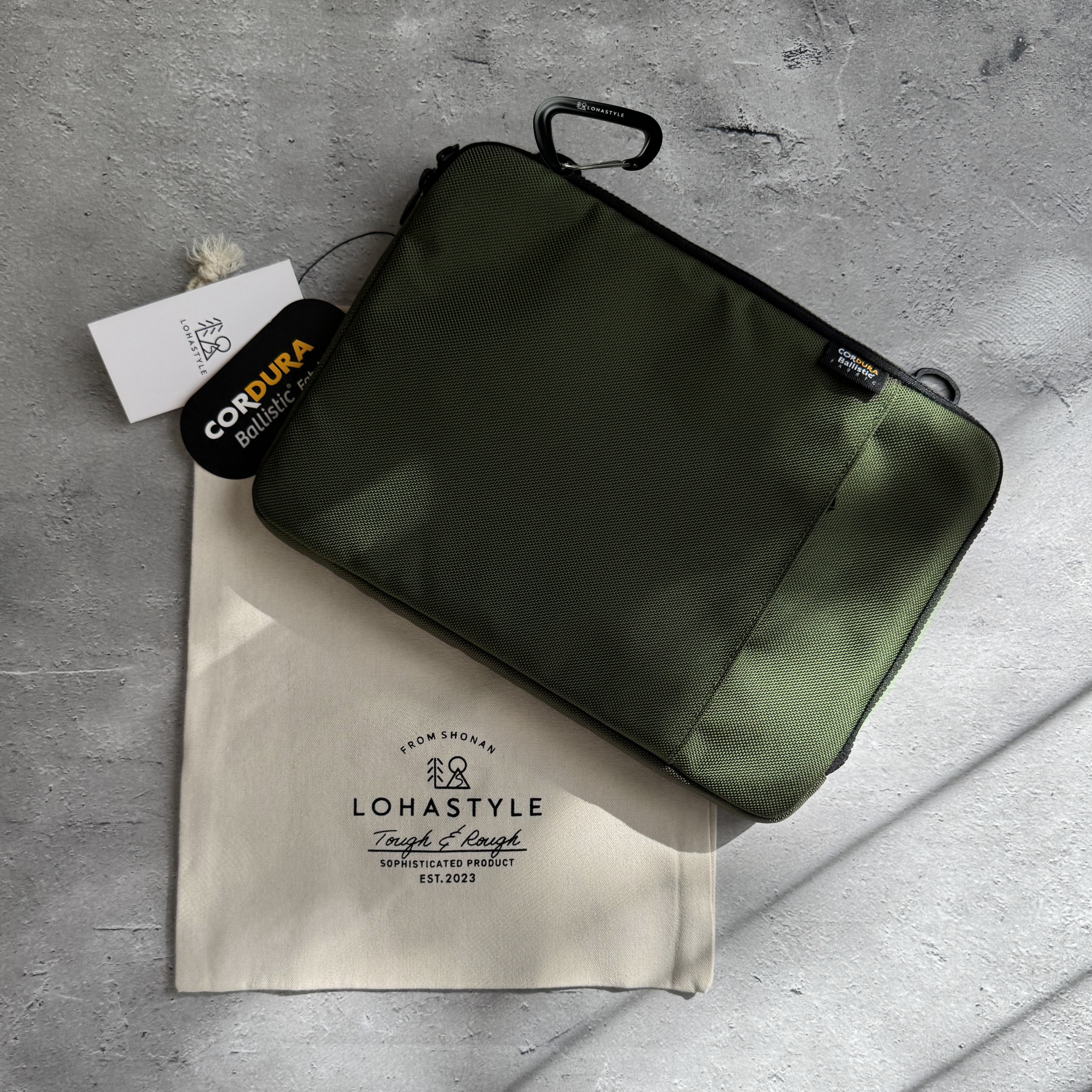 TIDE CORDURA バリスティックナイロン PCケース （カーキ）