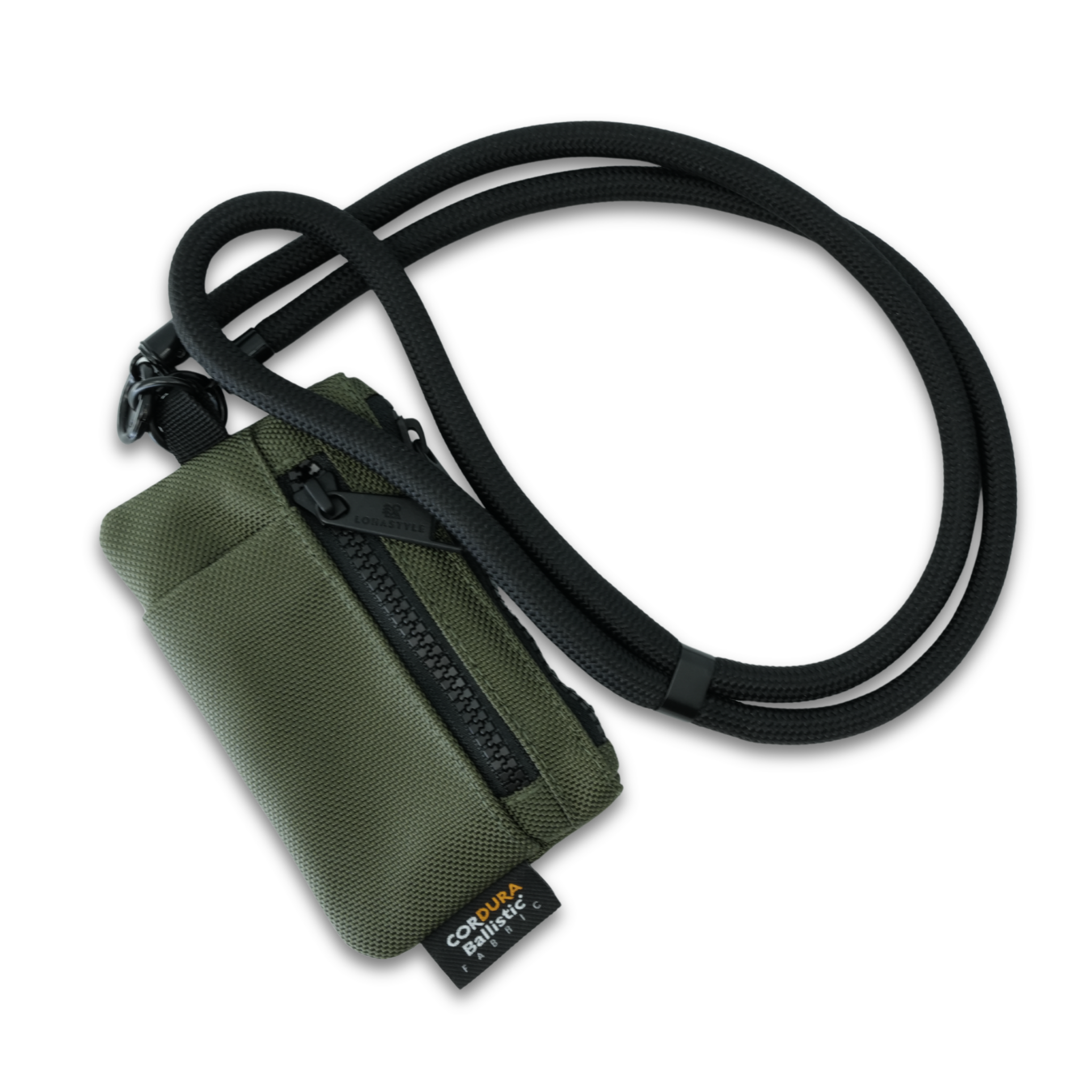FIN CORDURA バリスティックナイロン ミニウォレット (カーキ)
