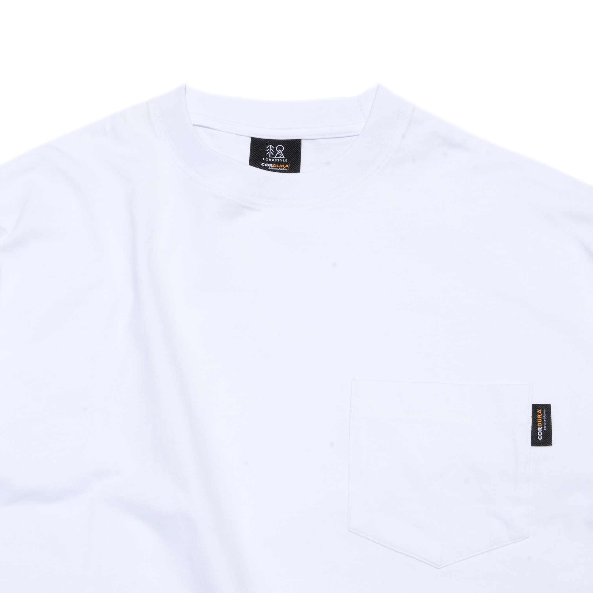 CORDURA PAC-T ビッグシルエット 胸ポケ 半袖  AS (ホワイト)