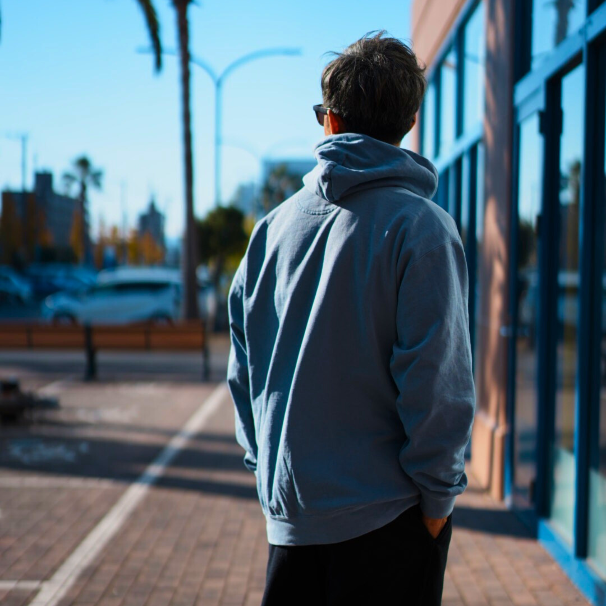 VINTAGE-パーカ "SHONAN"（ブルー）