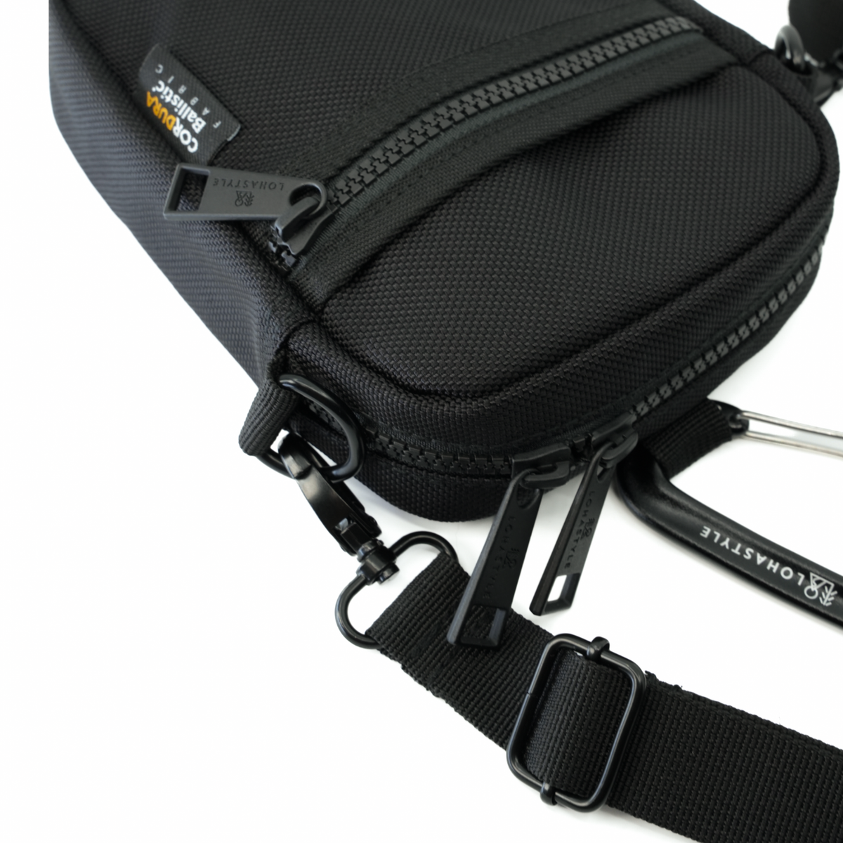 PADDLE CORDURA バリスティックナイロン スマホポーチ (ブラック)