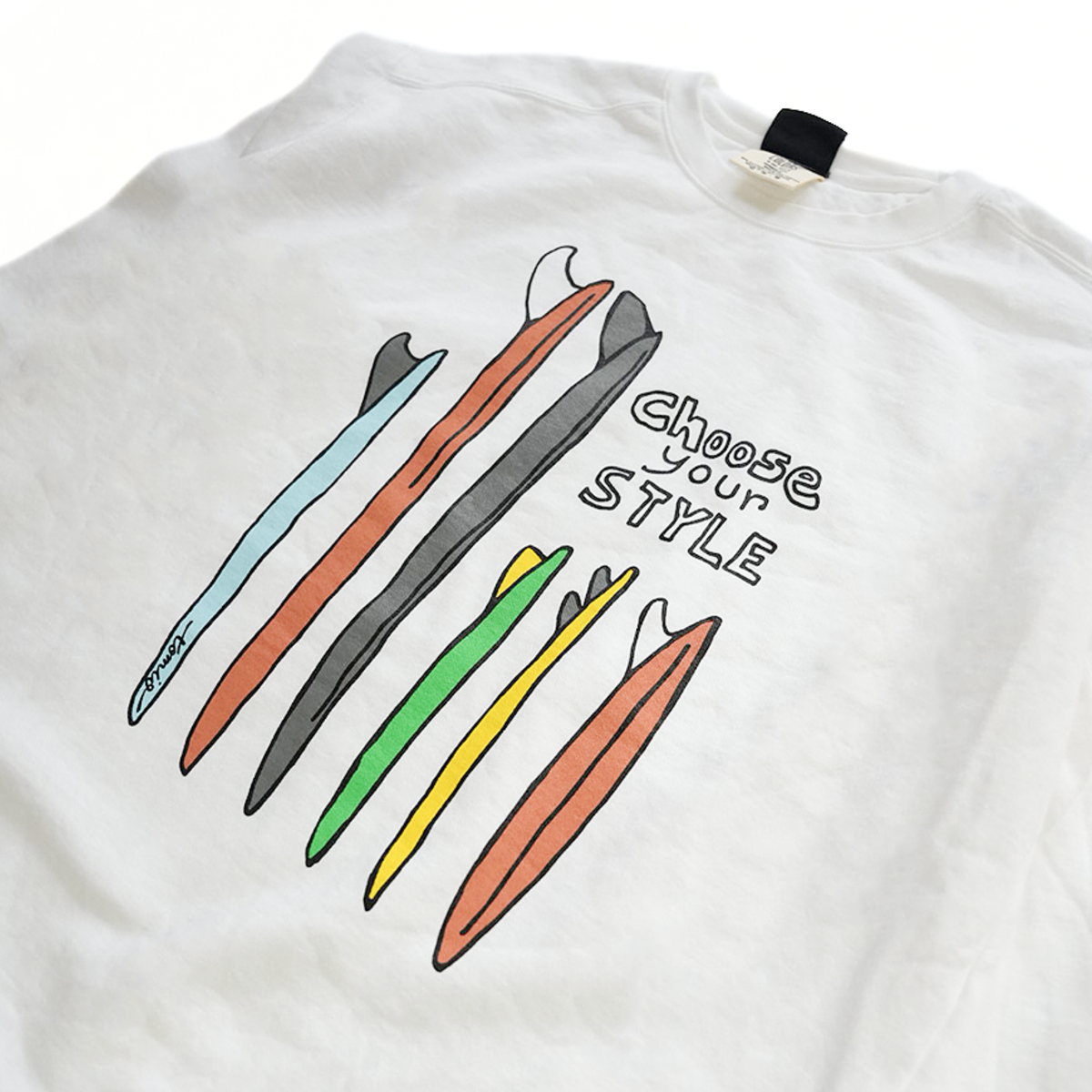 VINTAGE-SWEAT "CHOOSE YOUR STYLE" by tomio（ホワイト）