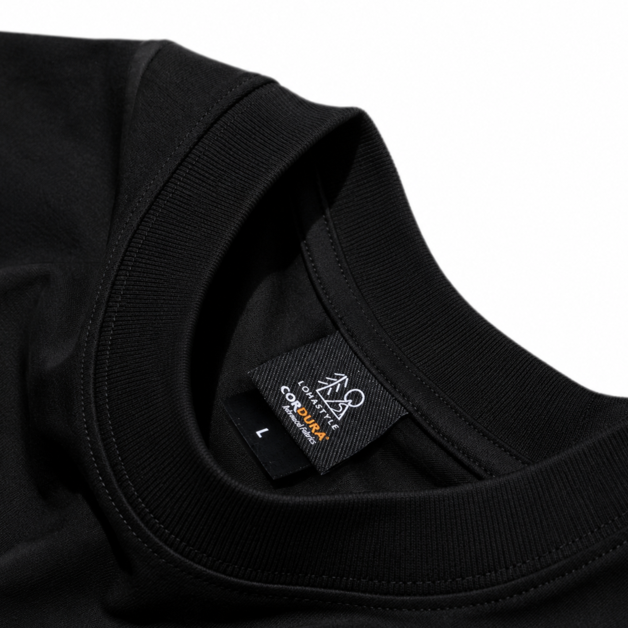 CORDURA PAC-T ビッグシルエット 胸ポケ 半袖 AS (ブラック)