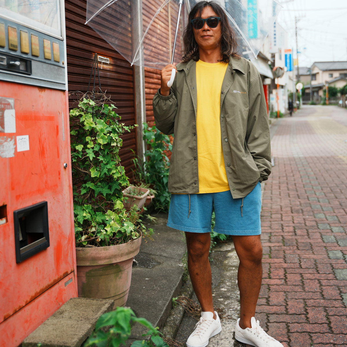 DENIM PAC-SHORTS（ブルー）