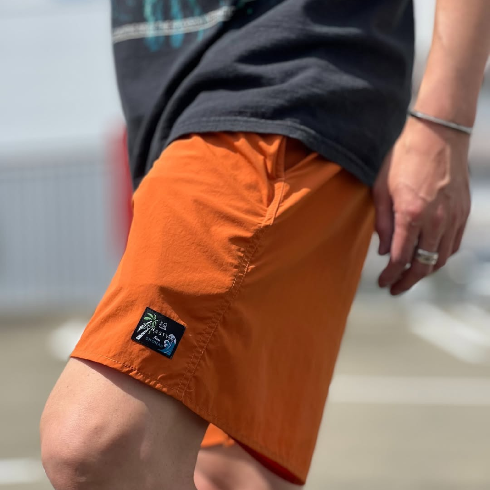 CORDURA ナイロン ”AERIAL”ショーツ（オレンジ）
