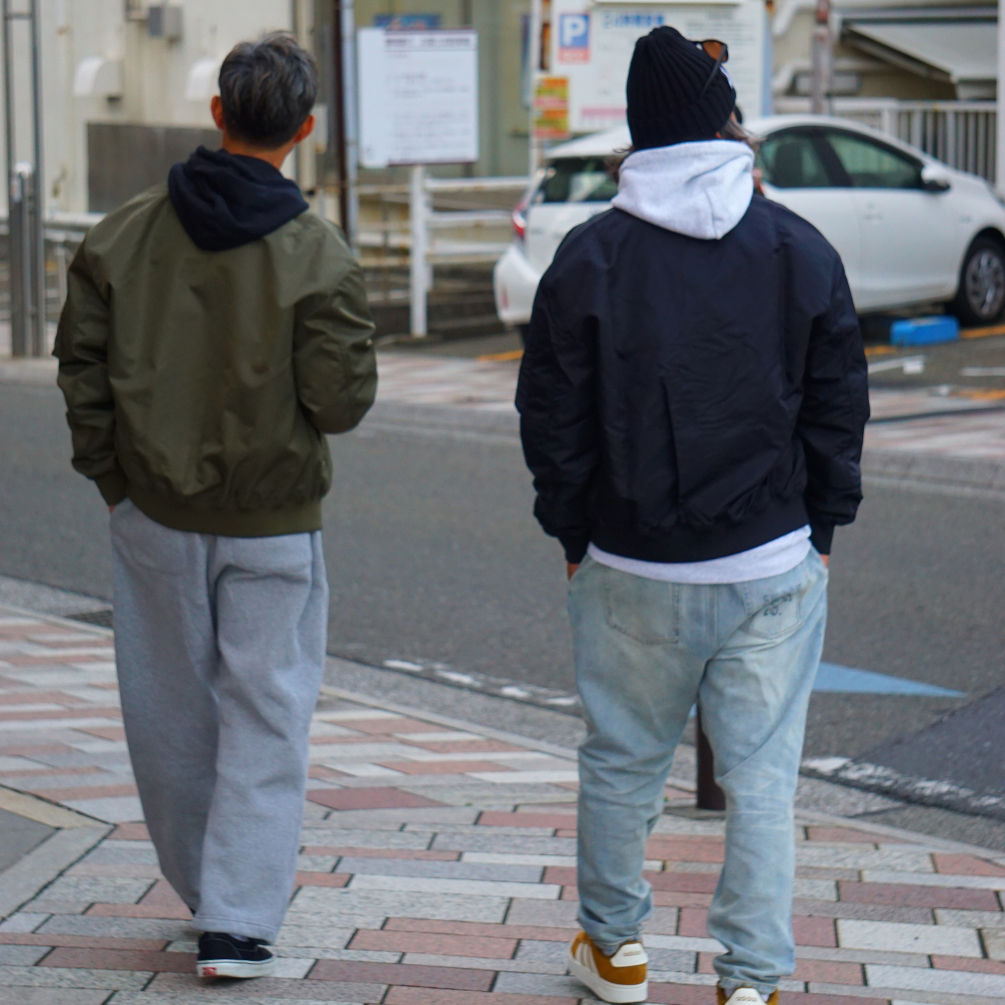 CORDURA MA-1 LIGHT ビッグシルエット （ブラック）