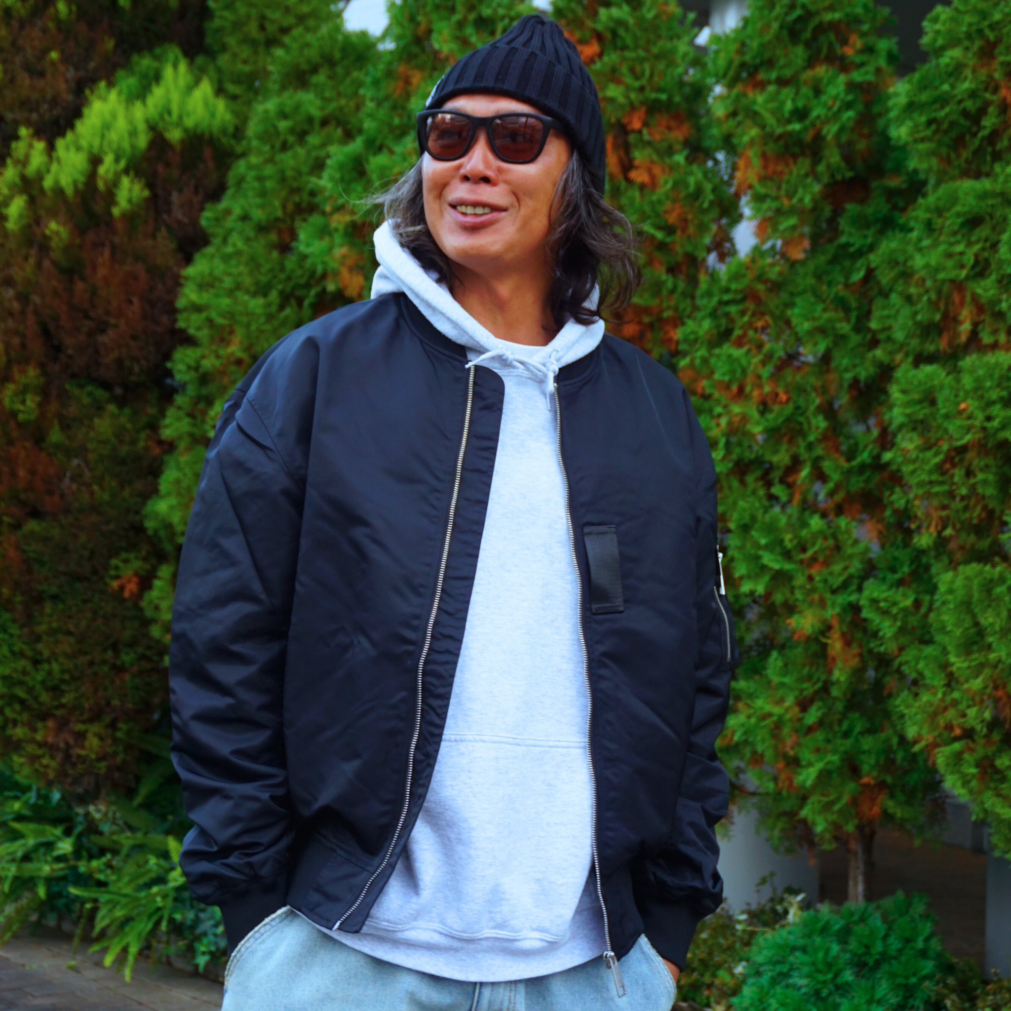 CORDURA MA-1 LIGHT ビッグシルエット （ブラック）