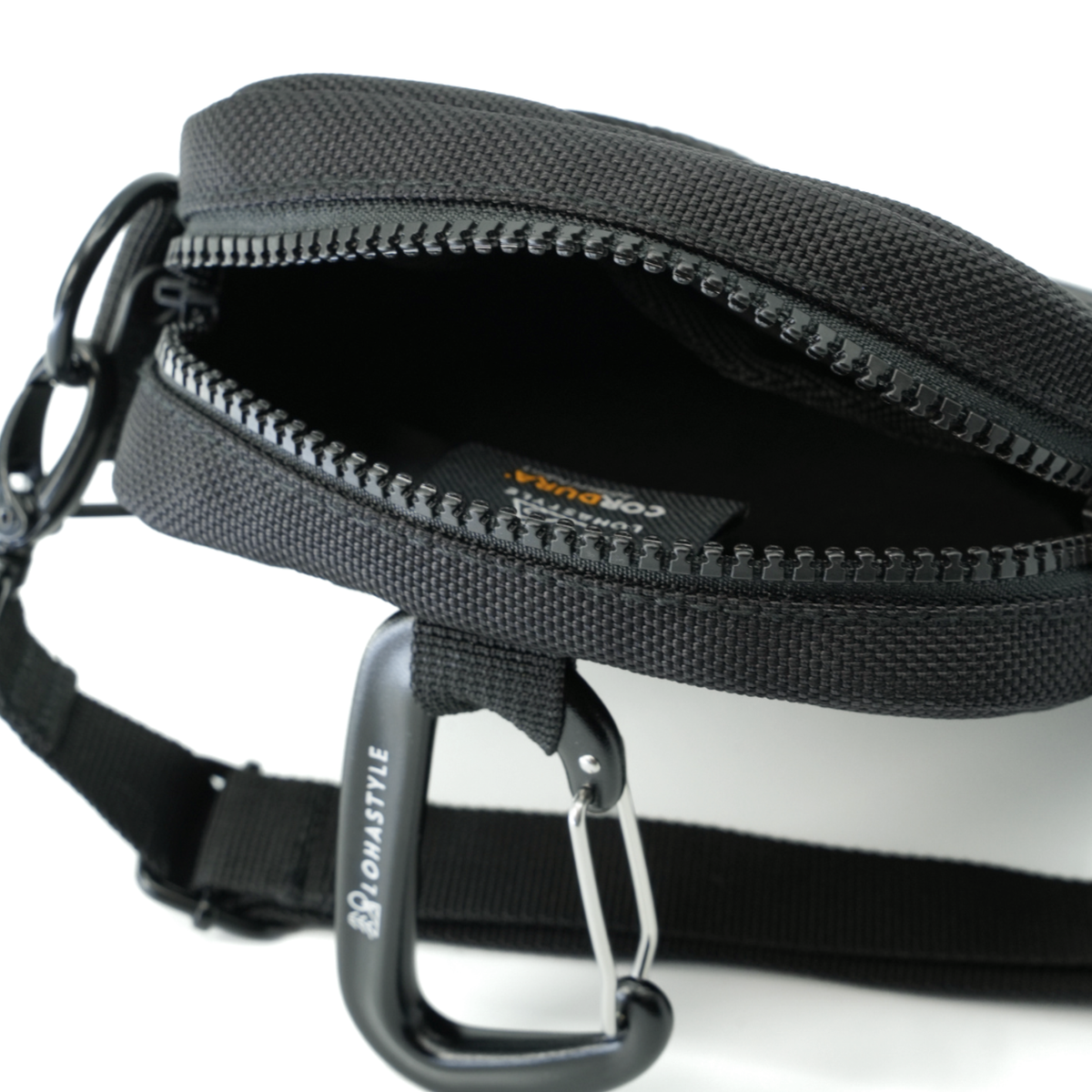 PADDLE CORDURA バリスティックナイロン スマホポーチ (ブラック)