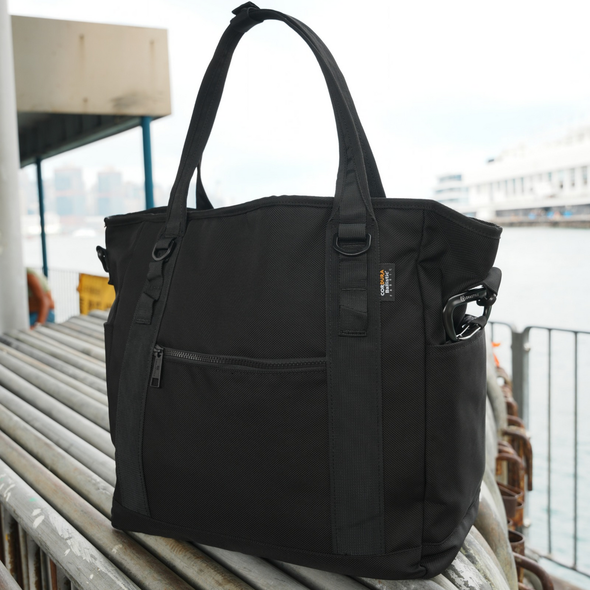 HOLLOW CORDURA バリスティックナイロン トート 30L (ブラック)
