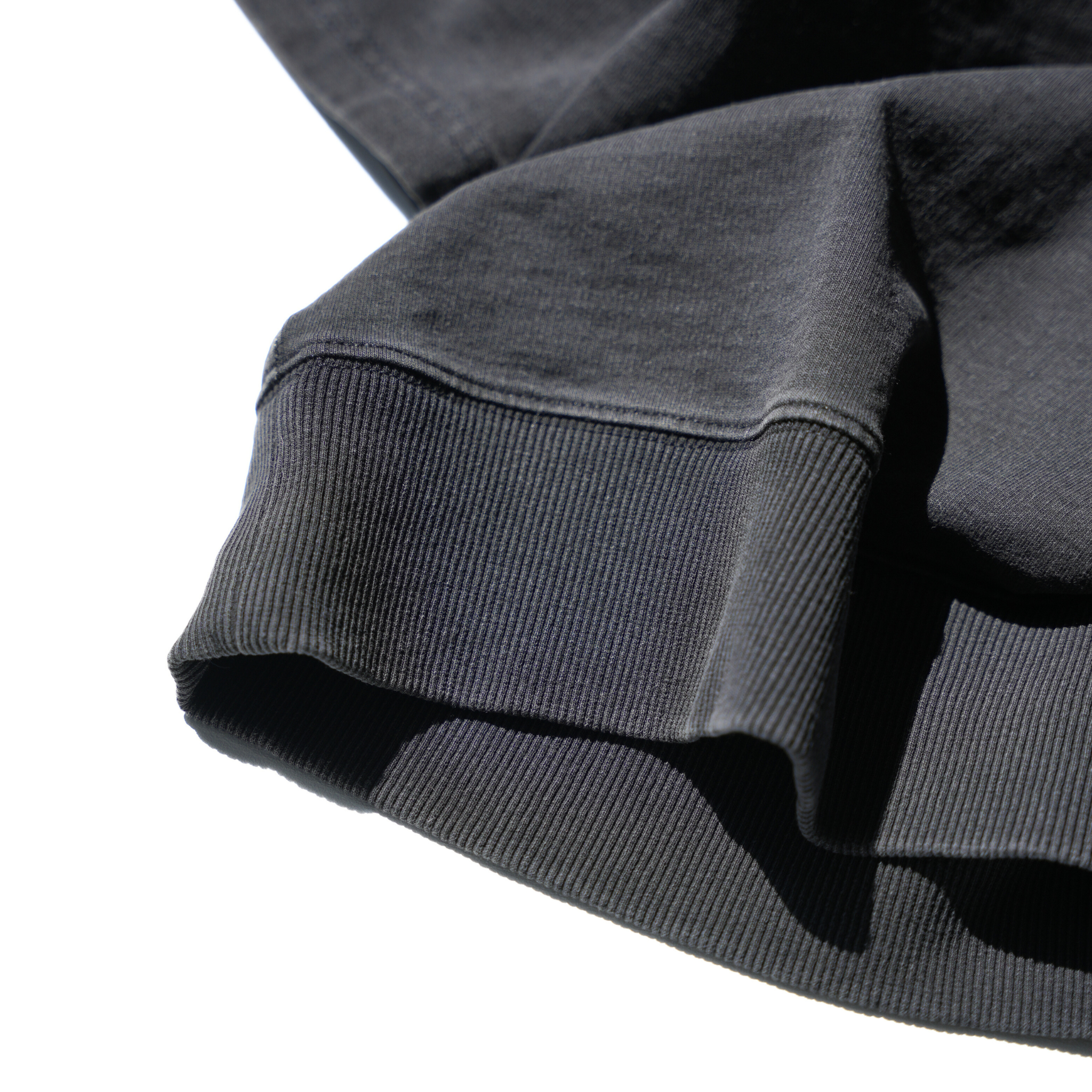 DENIM PAC-T ビッグシルエット 胸ポケ ５分袖（ブラック）