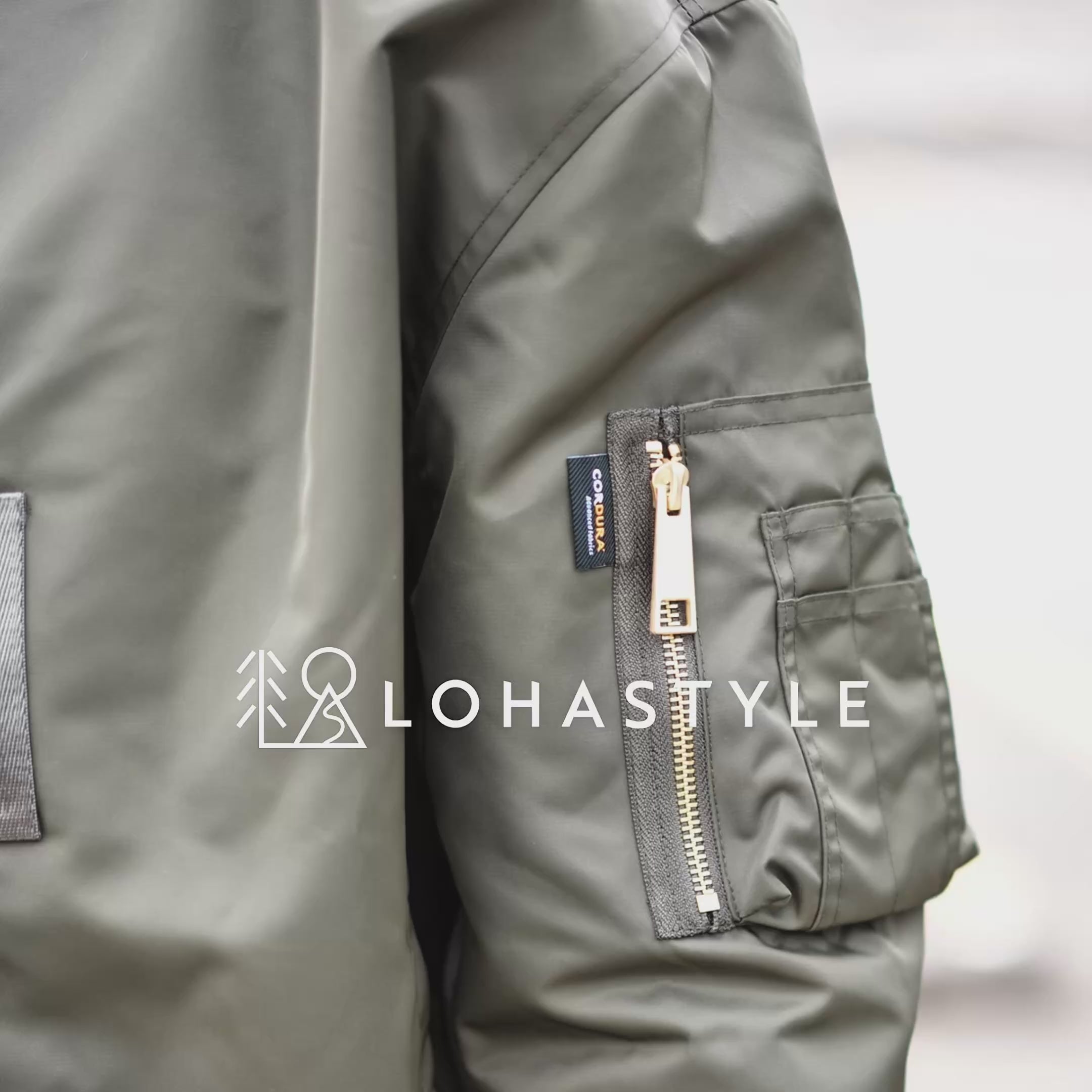 CORDURA MA-1 LIGHT ビッグシルエット （カーキ）